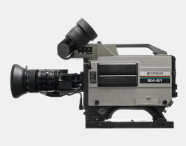 Hitachi SK-91 broadcast camera with B4 lens attached 
